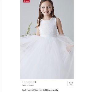 Flower girl dress